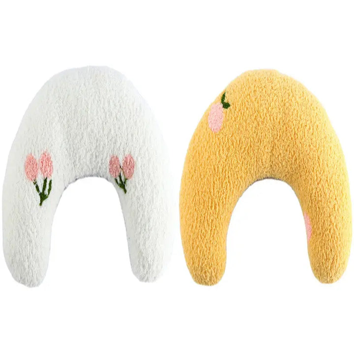 Little Pillow For Cats Fashion Neck Protector Deep Sleep Puppy U-Shaped Pillow Pets Pillow Kitten Headrest Dog Sleeping Pillow Pet Products Gabby Whale