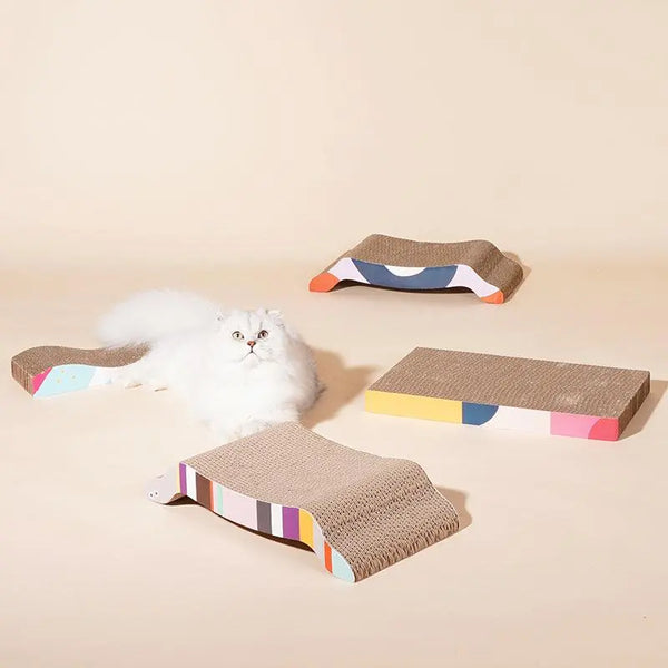 Memphis Cat Scratching Board by Gabby Whale