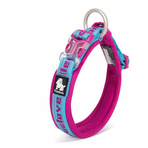 Neoprene Dog Collar with soft padding and reflective design