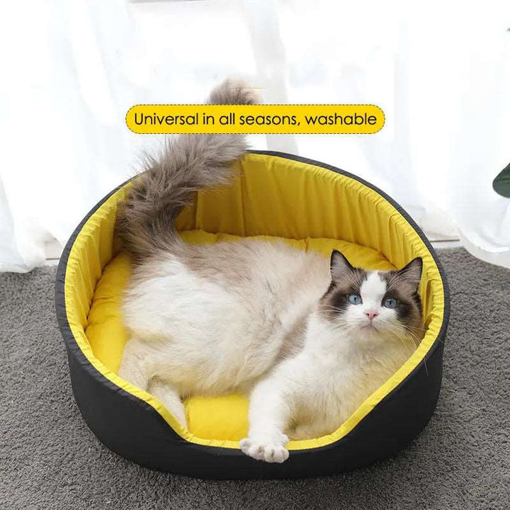 New winter pet kennel Universal washable dog kennel for all seasons Winter warm and deep sleep cat kennel for cats Gabby Whale