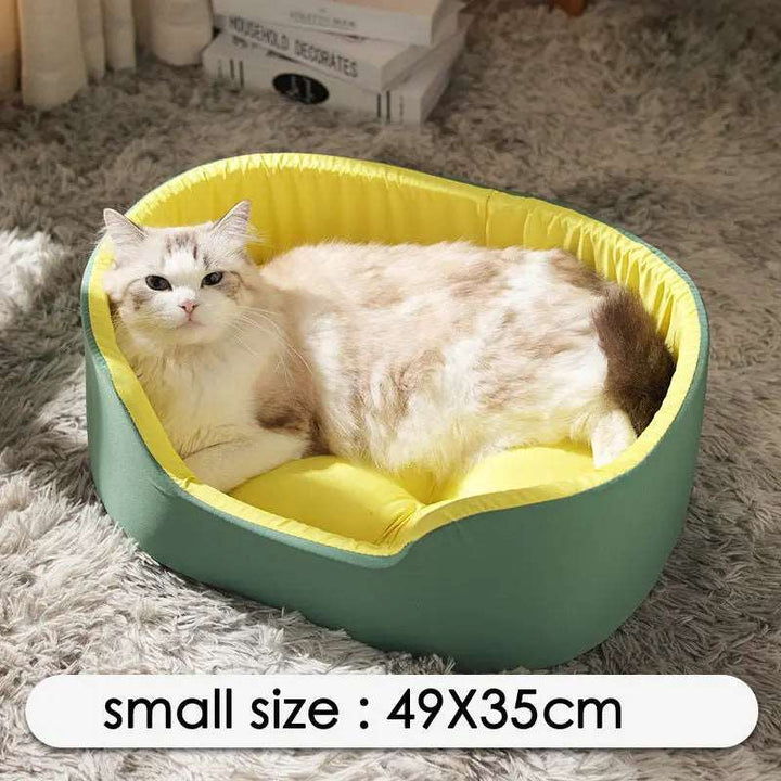 New winter pet kennel Universal washable dog kennel for all seasons Winter warm and deep sleep cat kennel for cats Gabby Whale