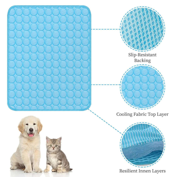 Pet Cooling Mat Cool Pad Cushion Dog Cat Puppy Blanket For Summer Sleeping Bed Dog Cooling Bed Pet Cooling Mat Gabby Whale