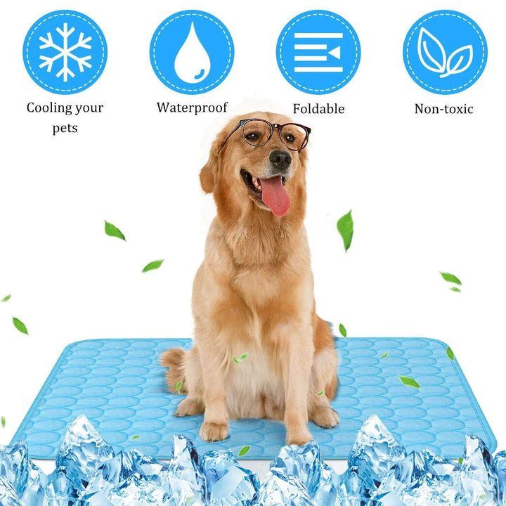 Pet Cooling Mat Cool Pad Cushion Dog Cat Puppy Blanket For Summer Sleeping Bed Dog Cooling Bed Pet Cooling Mat Gabby Whale