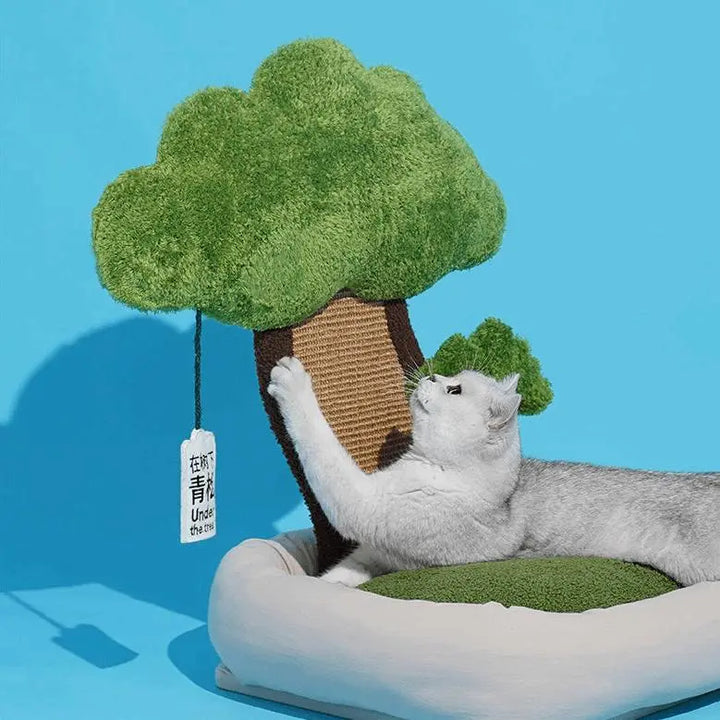 Cozy Pine Bonsai Cute Cat Bed – The Perfect Haven Your Cat Prefers - Gabby Whale