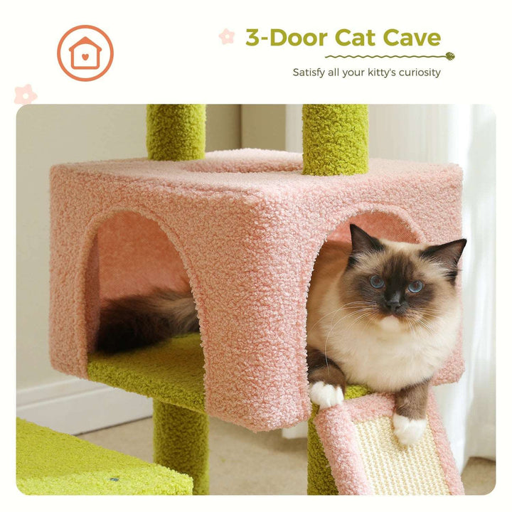 Flower Cat Tree Multi-Level Tower - Gabby Whale