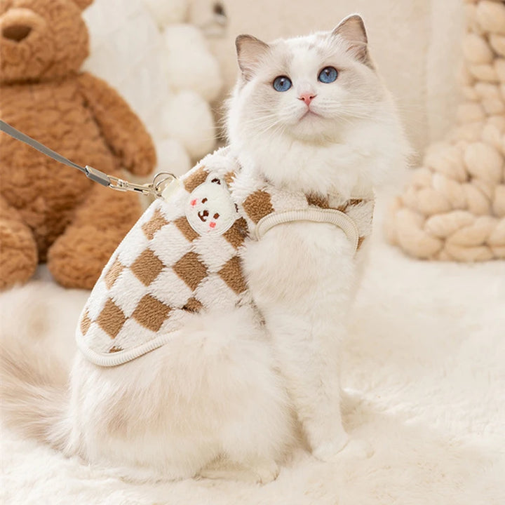 Cute Winter Cat Sweater | Warm Cardigan - Gabby Whale