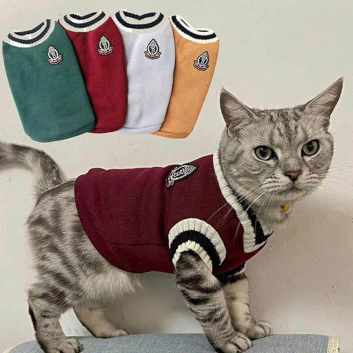 Fashionable Pet Sweatshirt | Winter Warm Sweater - Gabby Whale