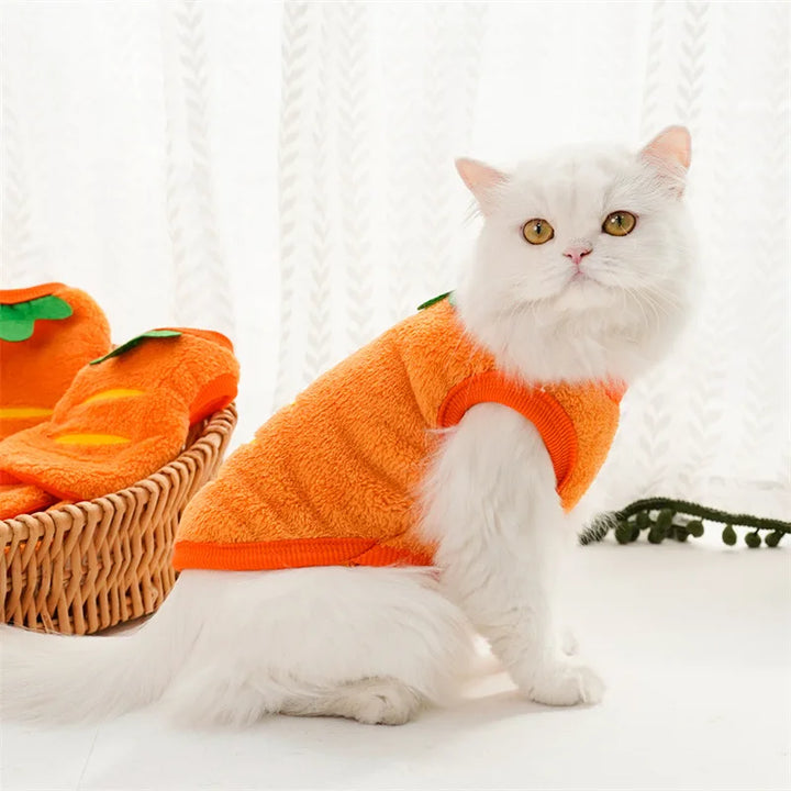 Warm Fleece Pet Coat | Winter Outfit - Gabby Whale