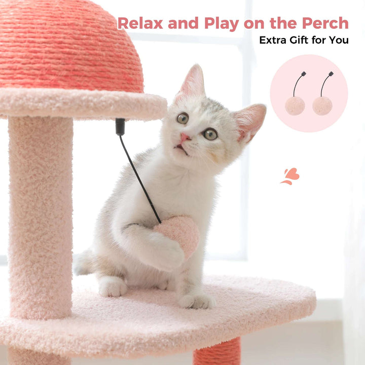 Pink Flamingo Cat Tower | Stylish &amp; Functional Cat Tree - Gabby Whale