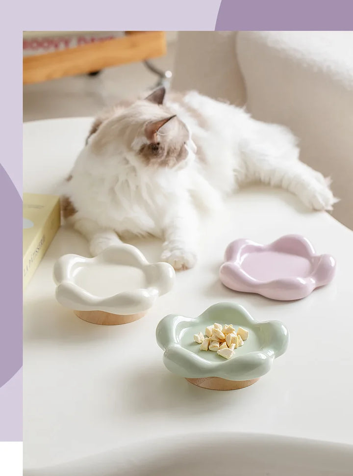 Ceramic Cat Bowl | Elevated Design - Gabby Whale