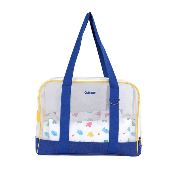 Soft handbag-style cat carrier with breathable mesh window and plush lining