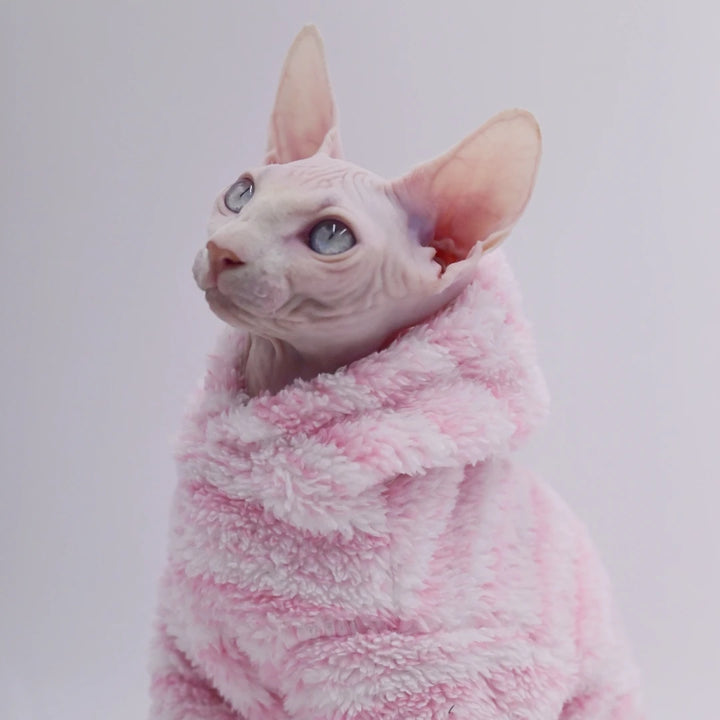 Mink Fleece Cat Cardigan | Warm Winter Jacket - Gabby Whale