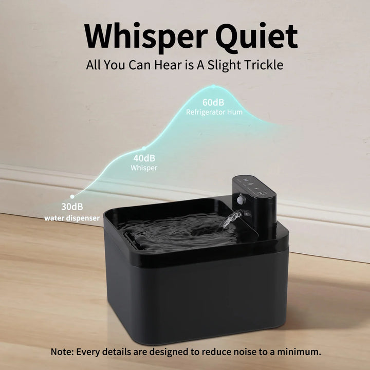 Automatic Cat Water Fountain | Wireless & Quiet Hydration - Gabby Whale