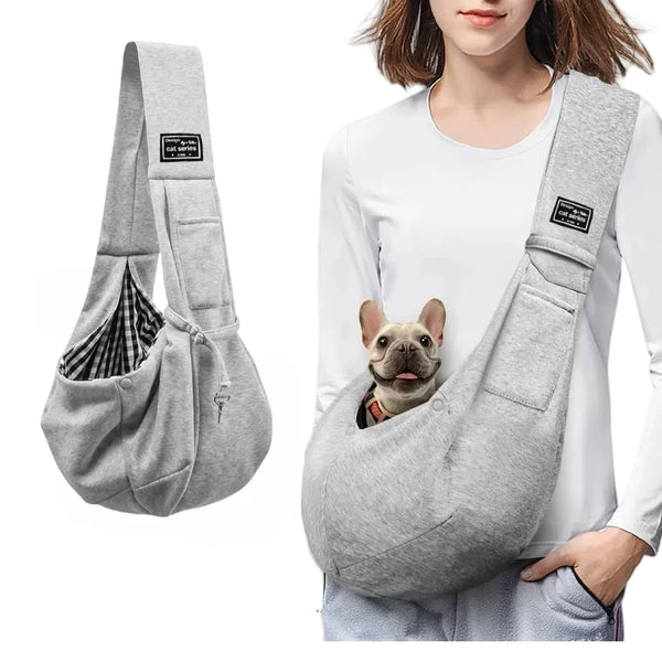 Dog Sling Bag | Comfortable Cotton Crossbody Shoulder Bag