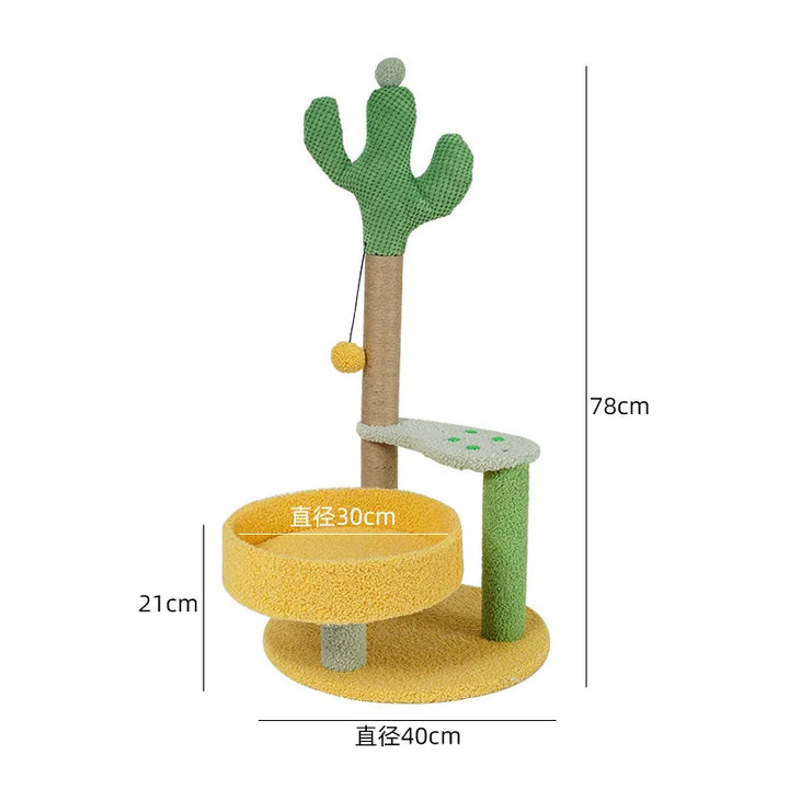 Small Cat Tree | Cactus Style Climbing Frame - Gabby Whale