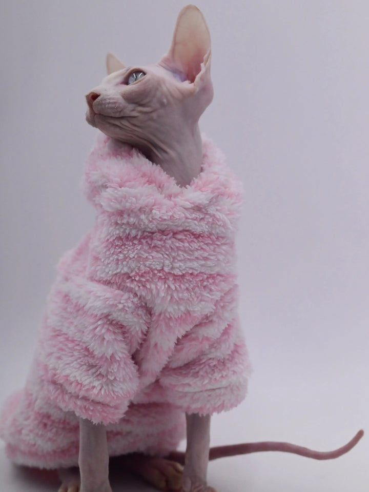 Mink Fleece Cat Cardigan | Warm Winter Jacket - Gabby Whale