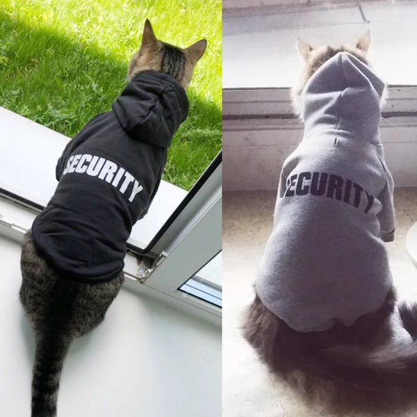 Security Cat Hoodie | Warm Jacket - Gabby Whale