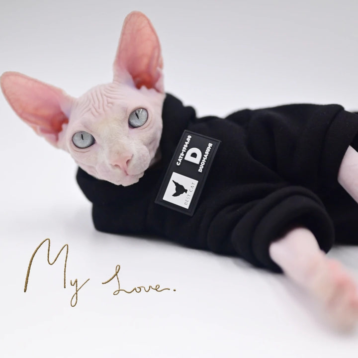 Pink Homewear Cat Sweater | Warm Winter Coat - Gabby Whale