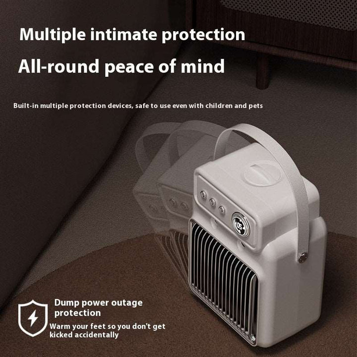 1200W 2 In 1 Efficient Room Heater Humidifying Table Heater Overheating Protections Heater Indoor Heater Suitable For Offices - Gabby Whale