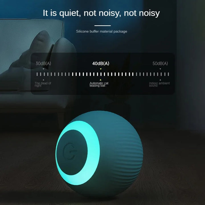 automatic obstacle-avoiding cat toy in motion