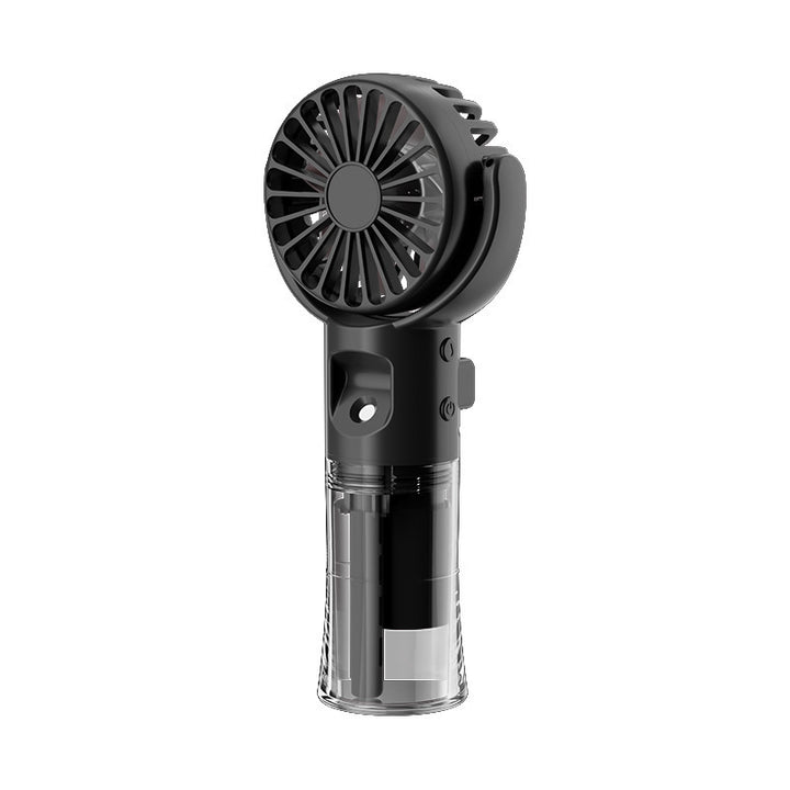 Portable Handheld Spray Fan 4-Speed Water Spray Mist Fan Summer Cooling Artifact USB Charging Summer Supplies Outdoor Mini Fan Gabby Whale