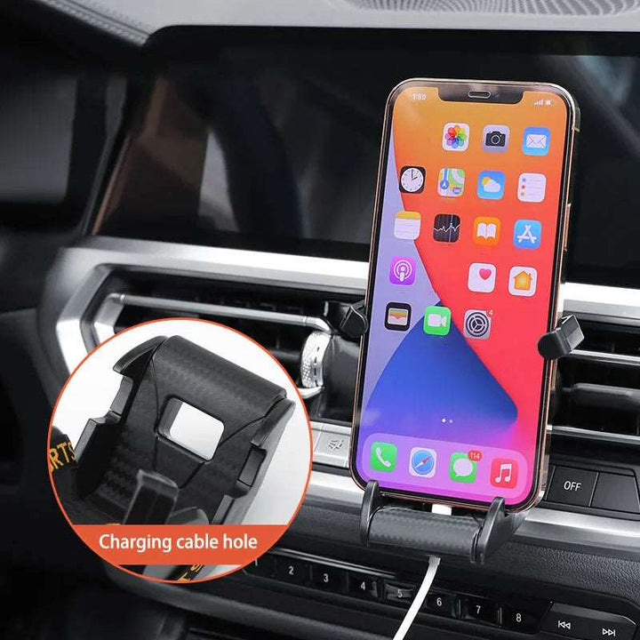 Racing Seat Shape Car Phone Holder Auto Air Vent Mobile Phone Clip 360 Degree Rotatable Car Cellphone Rack For Car Interior Gabby Whale