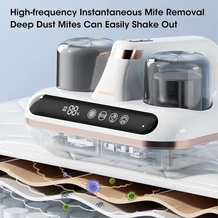 New Mattress Vacuum Mite Remover Cordless Handheld Cleaner Powerful Suction For Cleaning Bed Pillows Home Supplies Gabby Whale