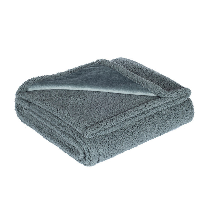 Flannel Cotton Wool Sherpa Thick Pet Blanket Dog Kennel Gabby Whale