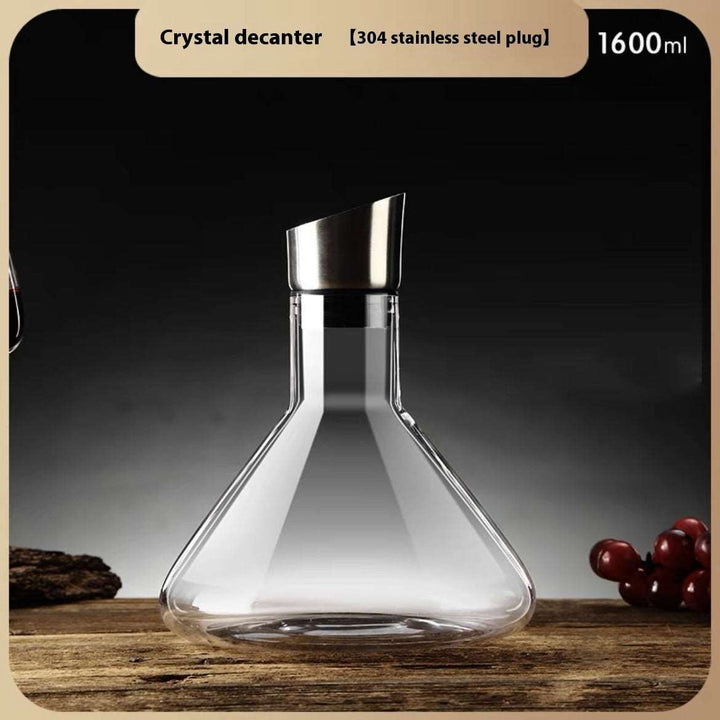 Hot-selling Iceberg Waterfall Wine Decanter Creative Transparent Lead-Free Crystal Glass Wine Dispenser Barware Quick Decanters Gabby Whale