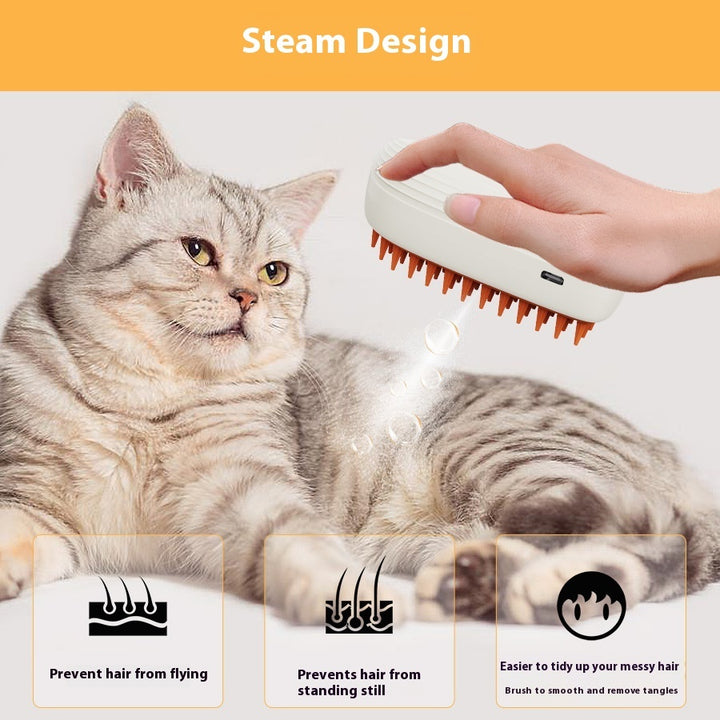 Pet Steam Brush | The Ultimate Grooming Tool - Gabby Whale