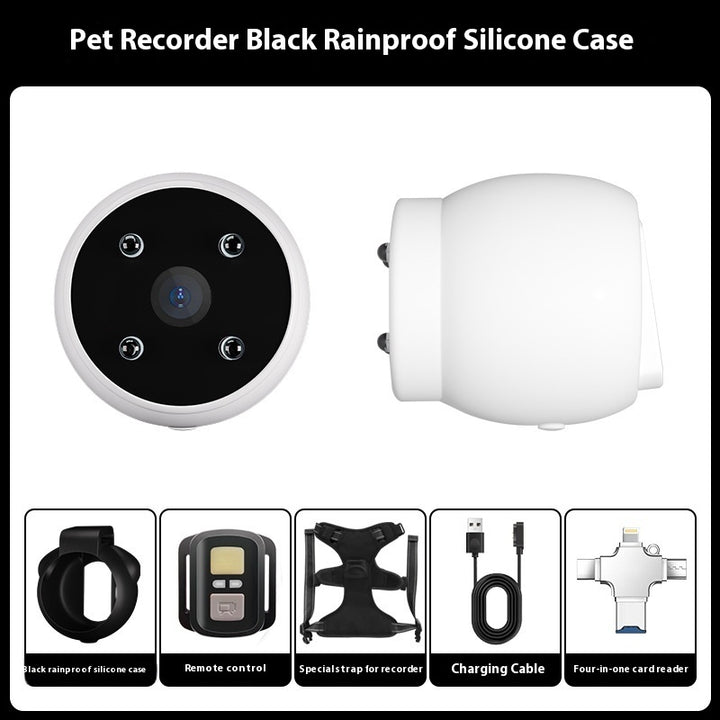 Pets Recorder Pet Tracker Collar Dogs And Cats Viewing Angle Motion Recording Camera Action Camera With Video Records Cat Collars Camera Sport Pet Products Gabby Whale